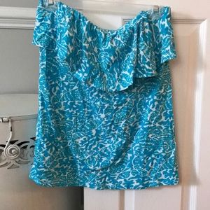Lilly Pulitzer strapless top